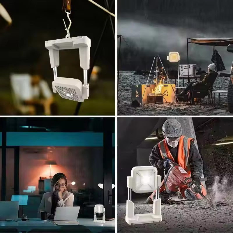 Multifunctional Telescopic Work Light & Power Bank