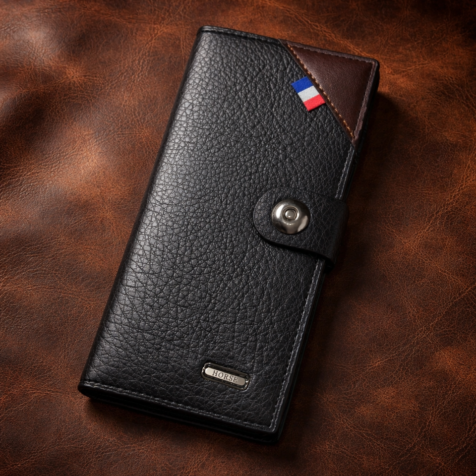 Baellerry Hand Strap Long Wallet For Mobile, Cash & Cards