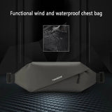 Waterproof Fanny Pack with 4 Zipper Pockets Crossbody Waist Bag