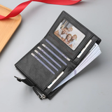 Baellerry Business PU Leather Wallet Coin Zipper