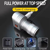 Rechargeable LED Flashlight Side-Switch Mini Light