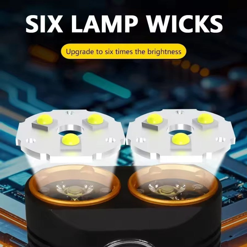 Rechargeable LED Flashlight Side-Switch Mini Light