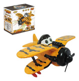 Safari Style Cartoon Plane with Lights & Sound