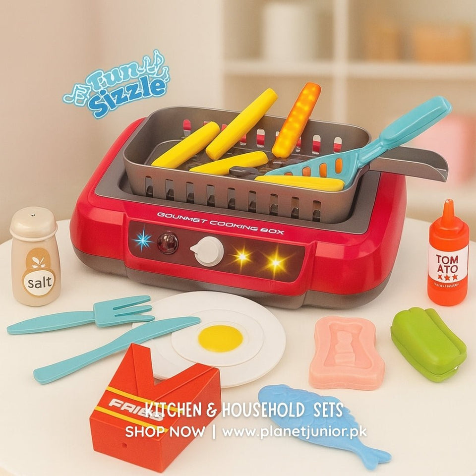 Sizzle & Serve Deep Fryer – Color-Changing Kitchen Playset