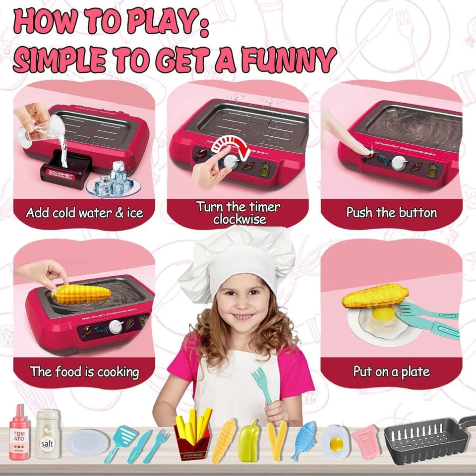 Sizzle & Serve Deep Fryer – Color-Changing Kitchen Playset