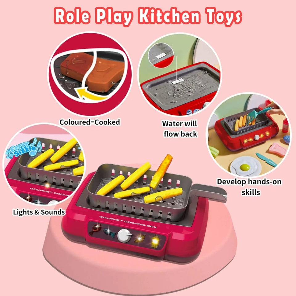 Sizzle & Serve Deep Fryer – Color-Changing Kitchen Playset