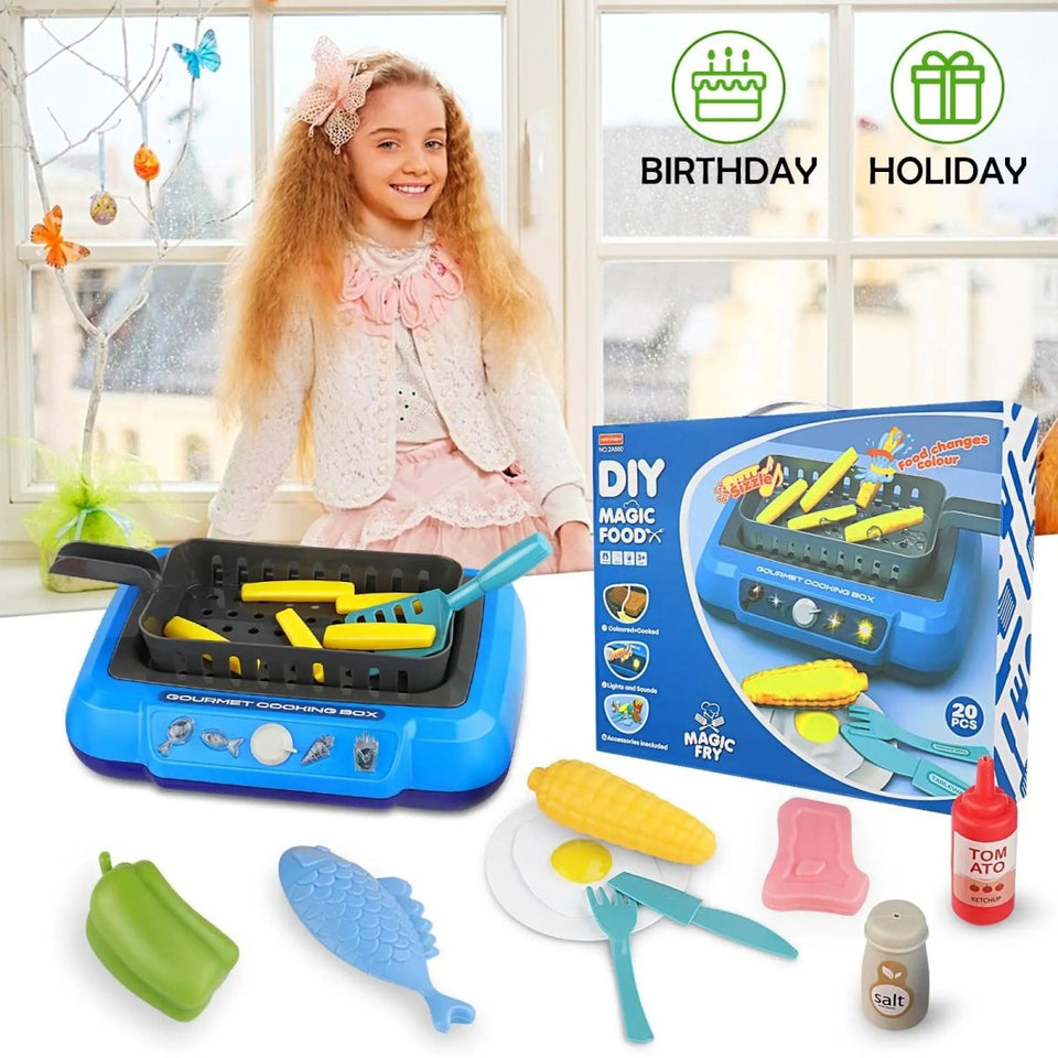 Sizzle & Serve Deep Fryer – Color-Changing Kitchen Playset