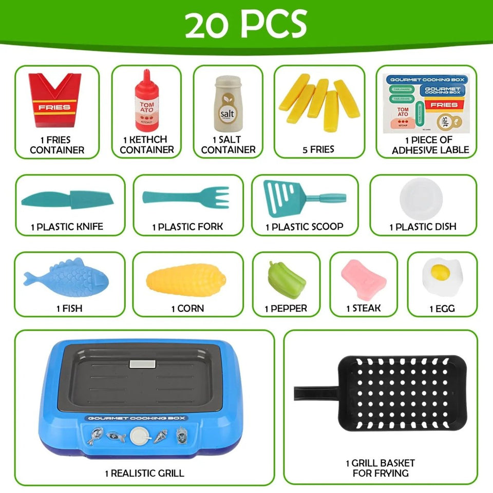 Sizzle & Serve Deep Fryer – Color-Changing Kitchen Playset