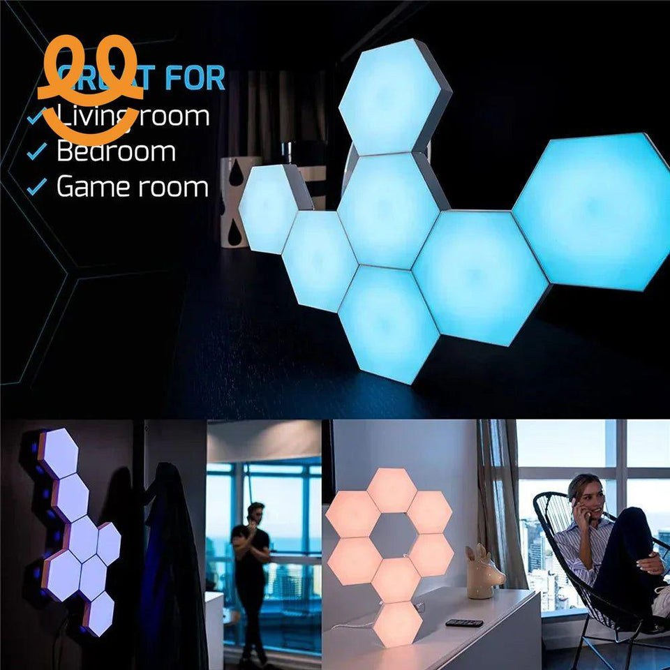 LED Quantum lamp Hexagonal Touch Sensor