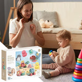 🧸 Soft Rubber Animal Building Blocks Set