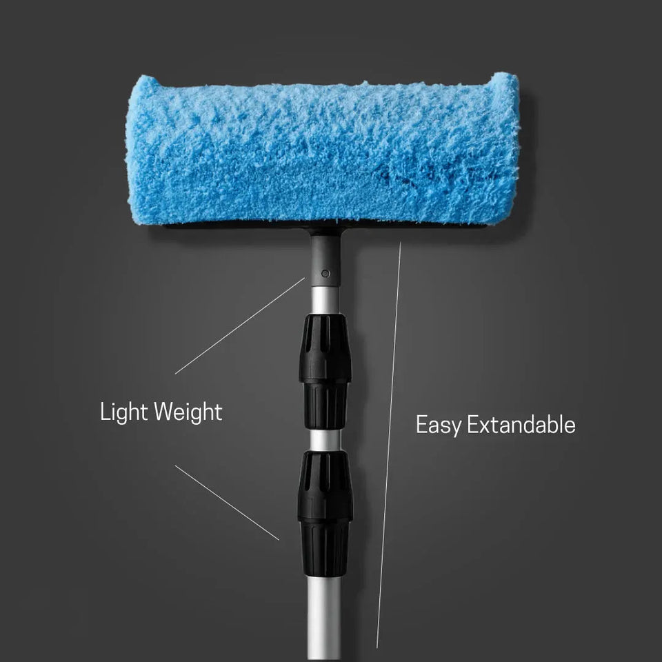 Imported Telescopic Solar Panel Cleaning Brush | Aluminum pole design