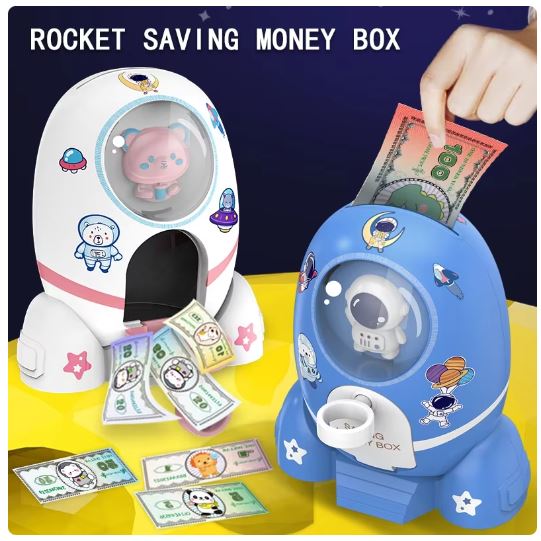 Space Mission Money Box