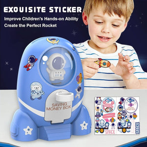 Space Mission Money Box