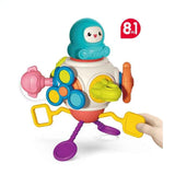 Space-Themed 8-in-1 Busy Activity Toy – Motor Skills & Sensory Play