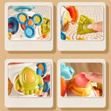 Space-Themed 8-in-1 Busy Activity Toy – Motor Skills & Sensory Play