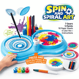 Spin Art Splash Painting Machine for Kids – Electric Creative Art Set with Paints & Paper