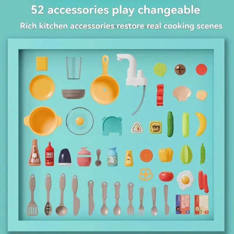 Spraying Home Kitchen Play Set – Realistic Mist Cooking Fun for Kids