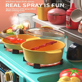 Spraying Home Kitchen Play Set – Realistic Mist Cooking Fun for Kids