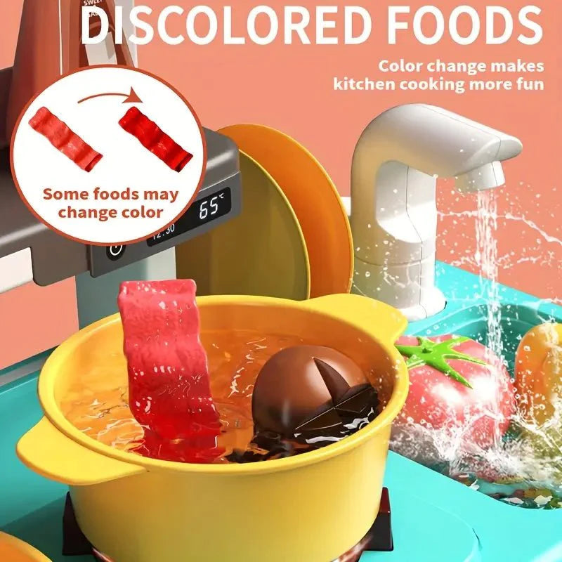 Spraying Home Kitchen Play Set – Realistic Mist Cooking Fun for Kids