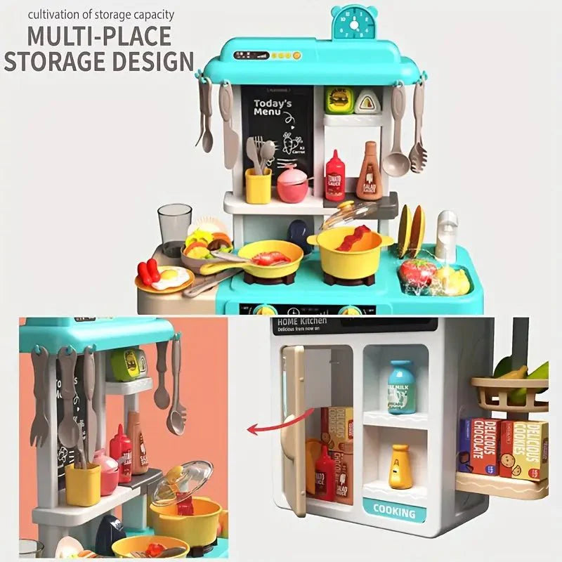 Spraying Home Kitchen Play Set – Realistic Mist Cooking Fun for Kids