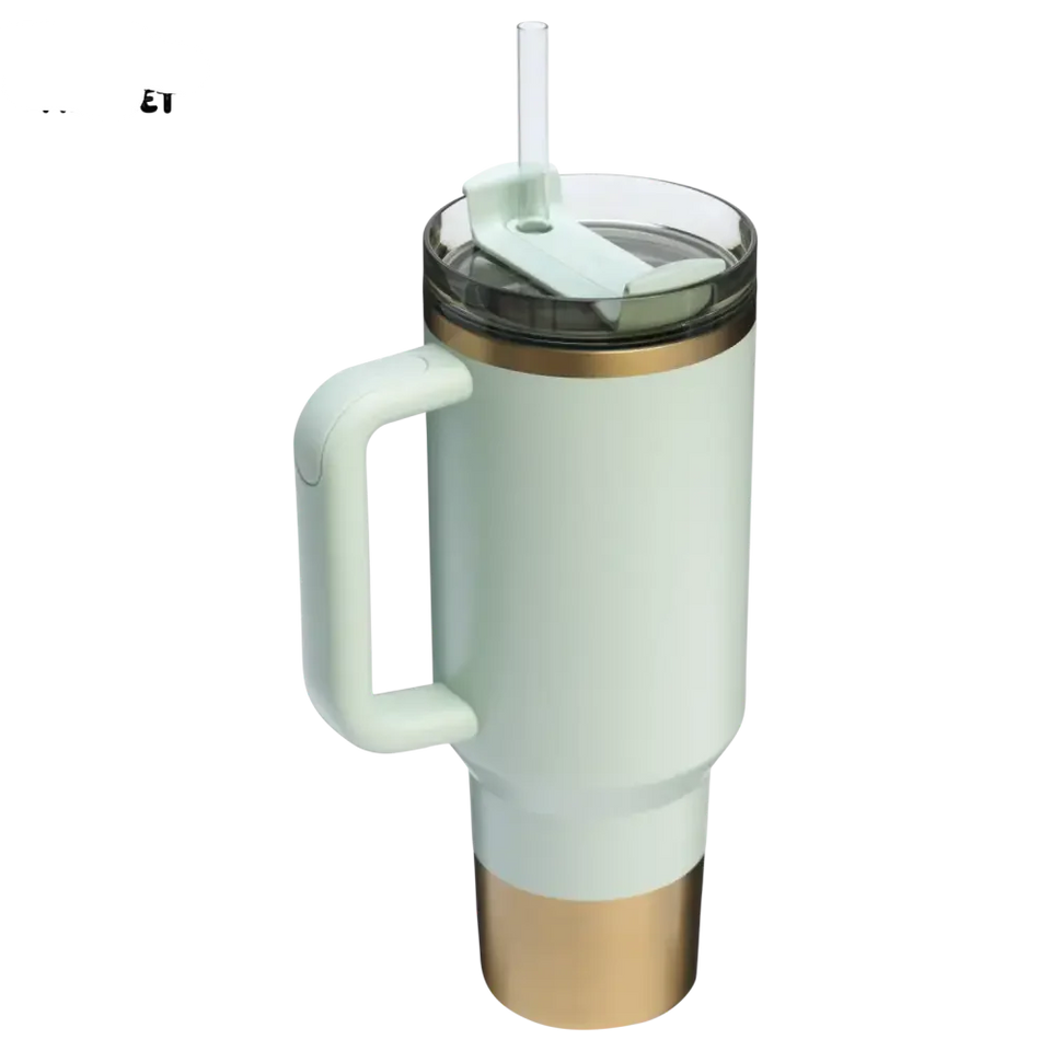 STANLEY QUENCHER H2.0 FLOWSTATE TUMBLER 40OZ - GILDED CELADON