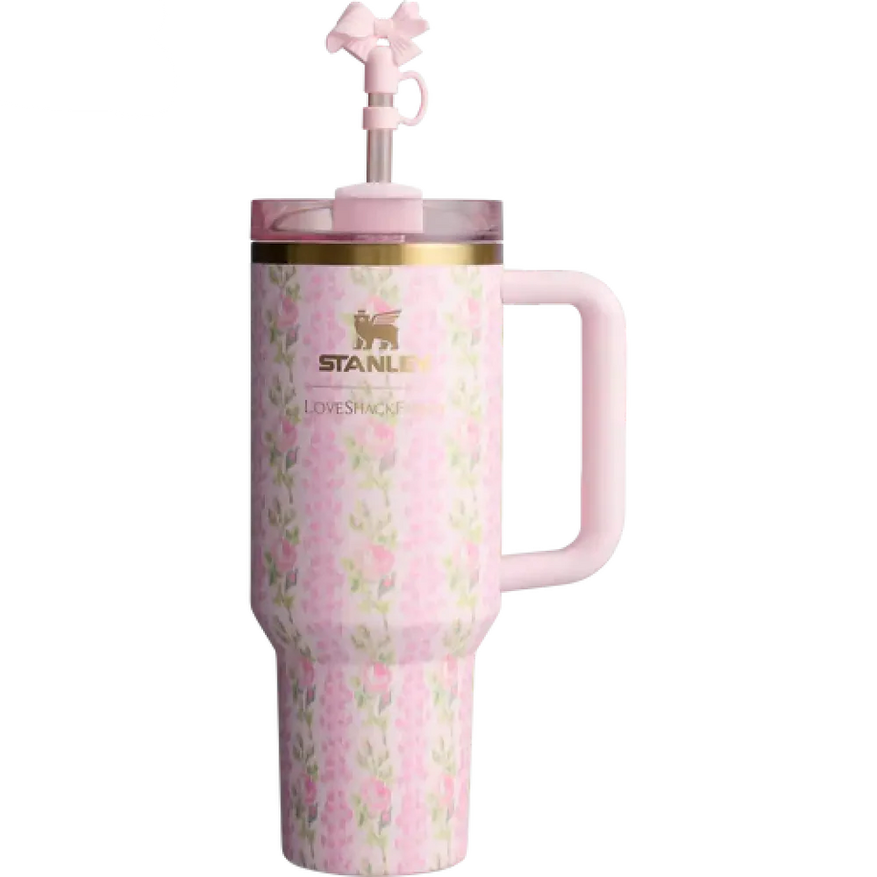 FANCY TUMBLER QUENCHER 40OZ - BLOOMING HEIRLOOM (GIFT BOX)