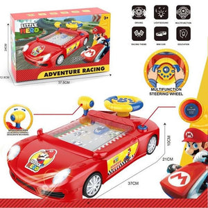 Super Mario Theme Simulation Car Steering Wheel Game