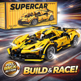 Supercar Pull-Back Building Blocks Set |422 PCS
