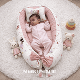 🌸 Sweet Dreams Little Princess Snuggle Bed 🌙🤍