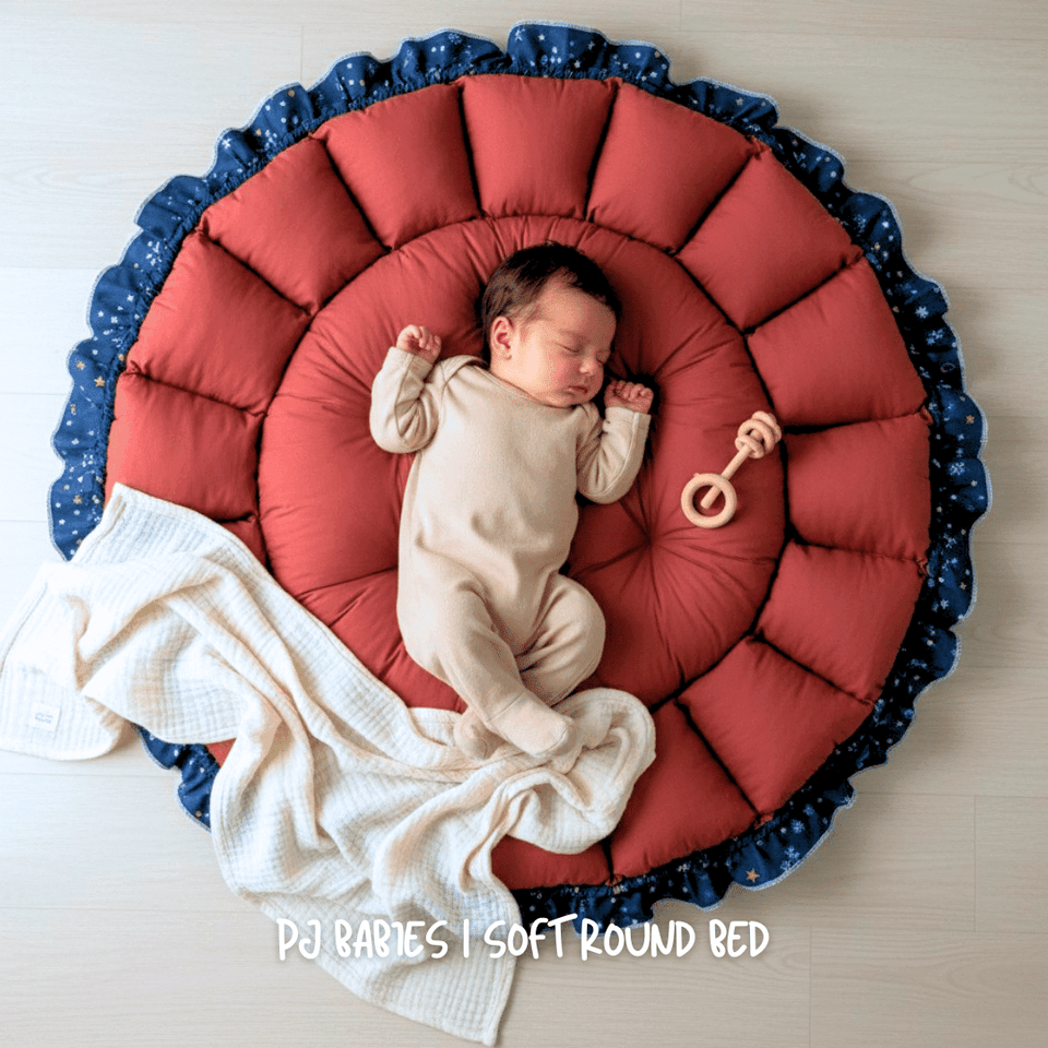 Sweet Dreams Reversible Baby Round Cot & Play Mat