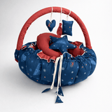 Sweet Dreams Reversible Baby Round Cot & Play Mat