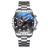 RSNIRW Pro Stainless Steel Men's Quartz Wristwatch