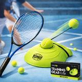 Tennis Training Gear Set – Self Rebound Practice System for Kids &  Beginners