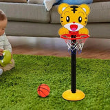 Tiger Hoop Adjustable Basketball Set for Kids – Indoor & Outdoor Sports Play Stand