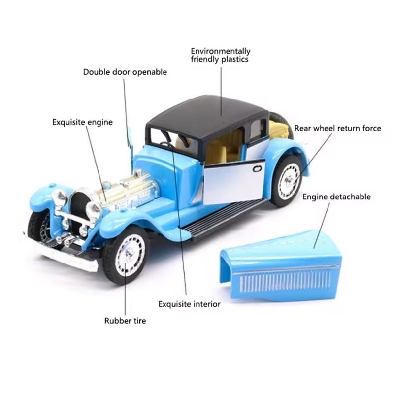 Timeless Adventure Brick Model Vintage Car Assorted | 1 Pcs