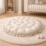 Tiny Tails Garden 2-in-1 Reversible Baby Round Cot & Play Mat
