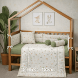 Tiny Tails Garden 9 Pc Cot Bedding Set