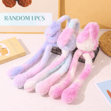 Trending Ear Move Rabbit Plush Earmuff – Soft Long-Ear Cuddle Companion
