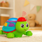 Turtles Blows  the Ball  – Interactive Rolling Turtle With Air-Blowing Fun