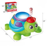 Turtles Blows  the Ball  – Interactive Rolling Turtle With Air-Blowing Fun