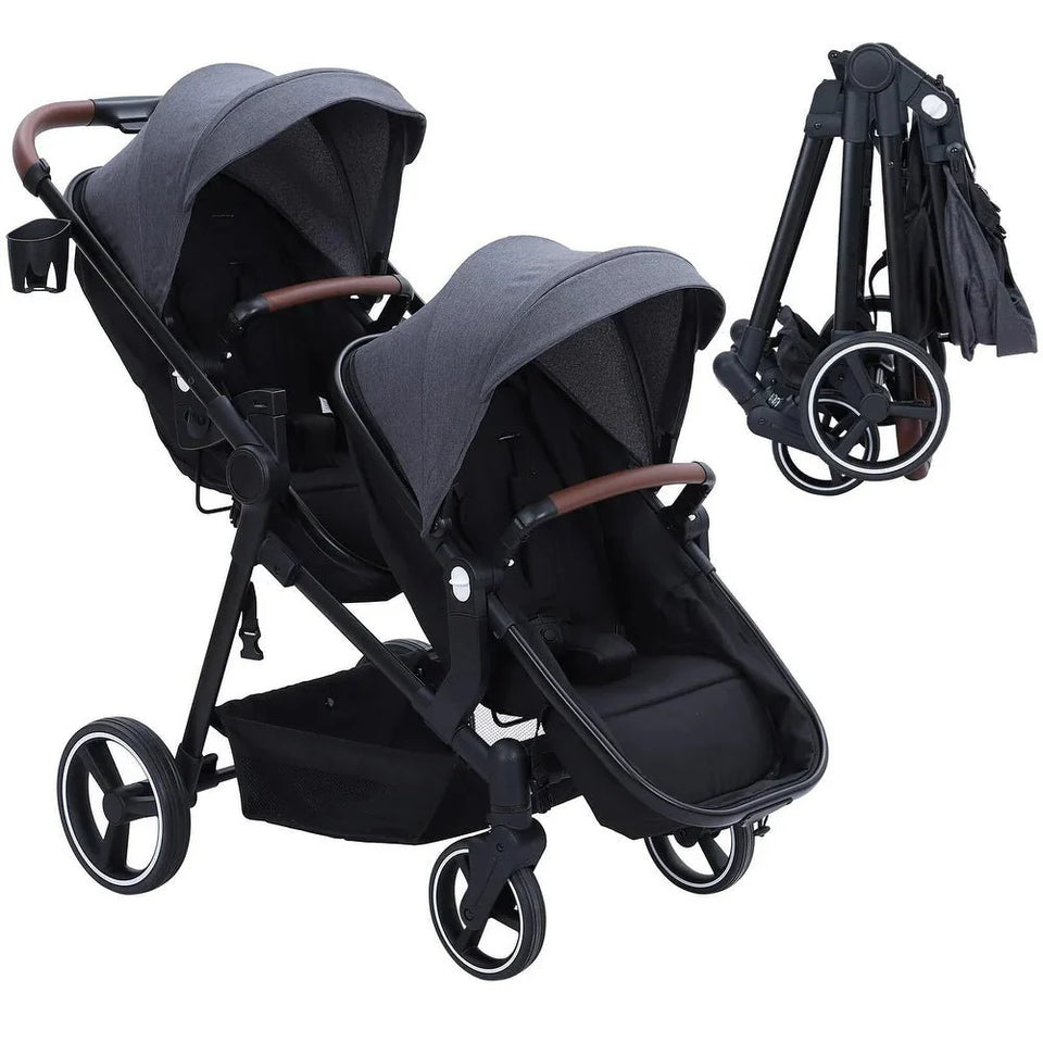 Twin Baby Stroller – Safe, Comfortable & Easy to Maneuver