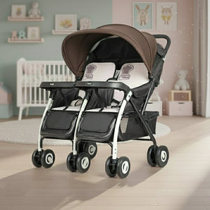 Twin Travel Stroller – Lightweight Design & Smooth Maneuverability
