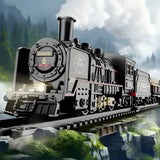 Vintage Steam Train Playset with Light & Sound 🚂
