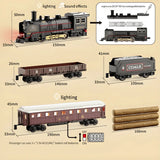 Vintage Steam Train Playset with Light & Sound 🚂