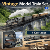 Vintage Steam Train Playset with Light & Sound 🚂