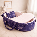 Violet Cozy Baby Basket Bed