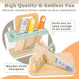 Wooden Play Kitchen Accessories Set
