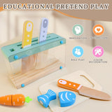 Wooden Play Kitchen Accessories Set