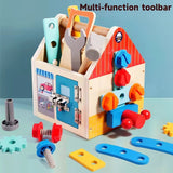 Wooden Tools Toy Set With Hammer & Screwdriver