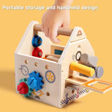 Wooden Tools Toy Set With Hammer & Screwdriver